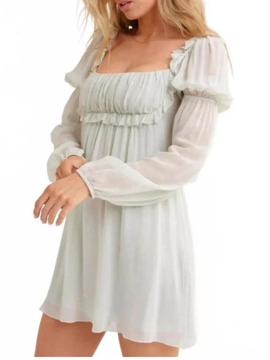 Rumored sage green mini dress - Picture 2 of 4